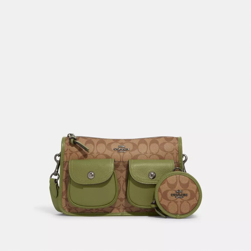 Coach Pennie Crossbody With Coin Case In Signature Canvas www.imisca.jp