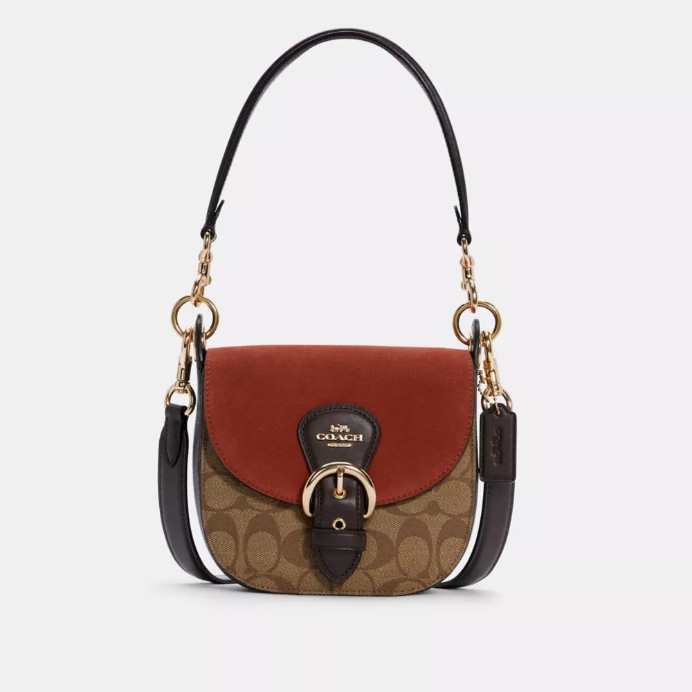 COACH® Outlet Kleo Shoulder Bag 17 In Signature Canvas