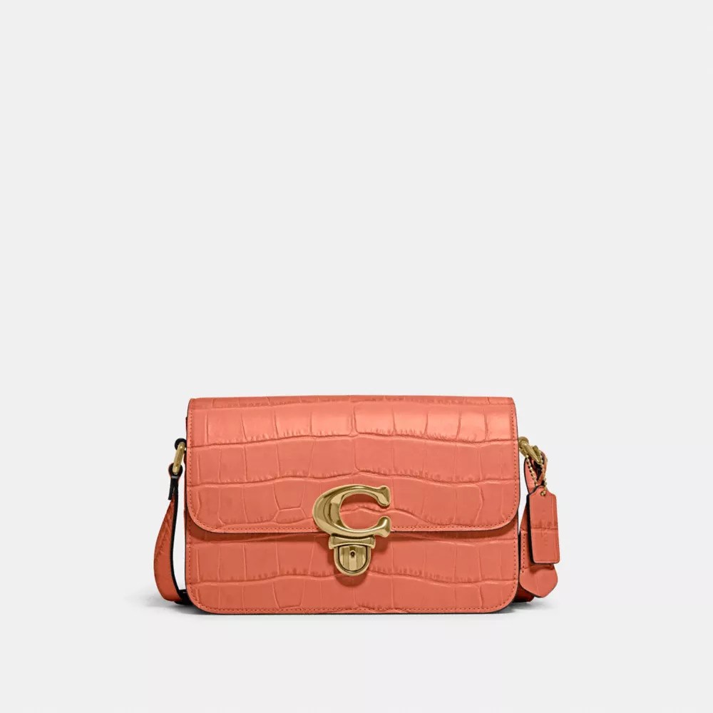 Coach Studio Shoulder Bag In Brass/light Coral ModeSens
