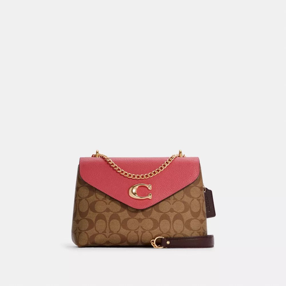 COACH® Tammie Shoulder Bag In Signature Canvas