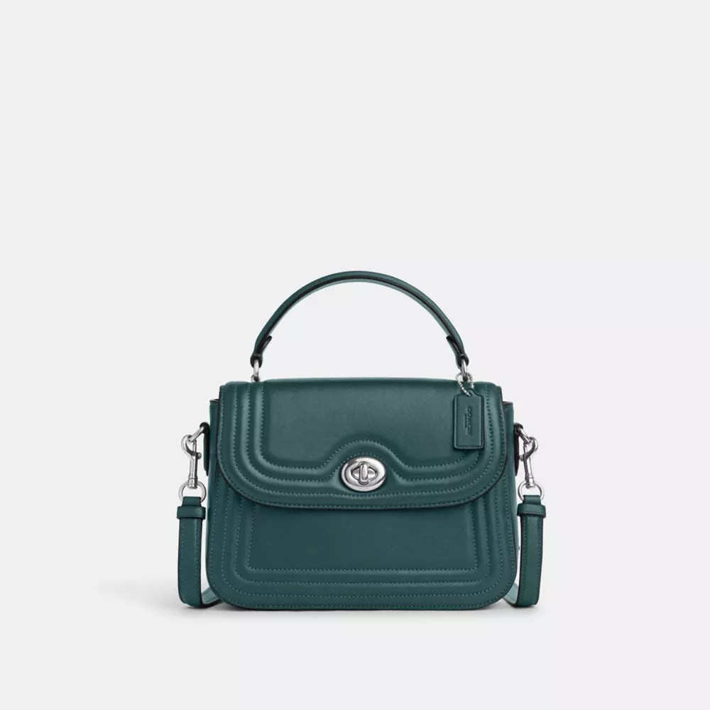 COACH® Marlie Top Handle Satchel With Border Quilting