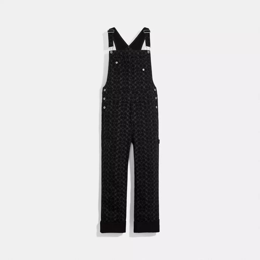 COACH® Denim Overalls