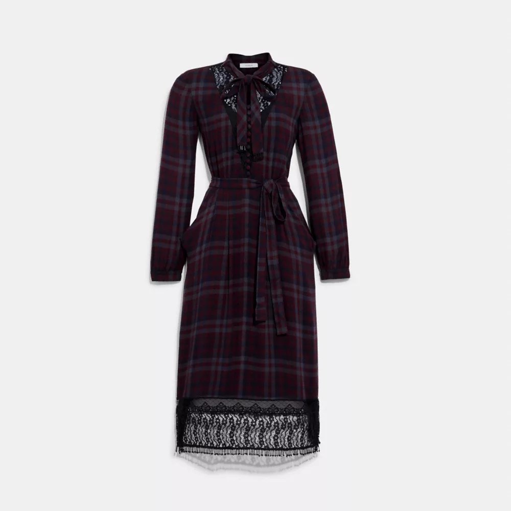 COACH OUTLET® Long Sleeve Dress