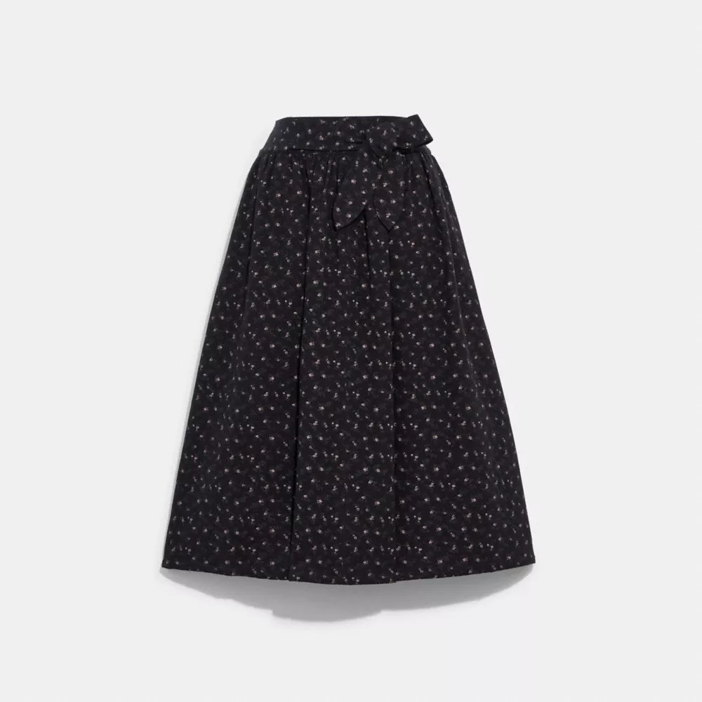 COACH OUTLET® Quilted Dirndl Skirt In Organic Cotton