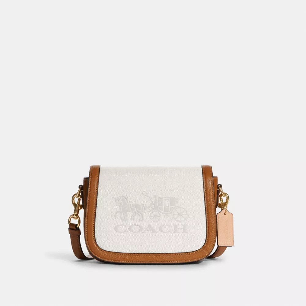 COACH® Saddle Bag In Colorblock With Horse And Carriage
