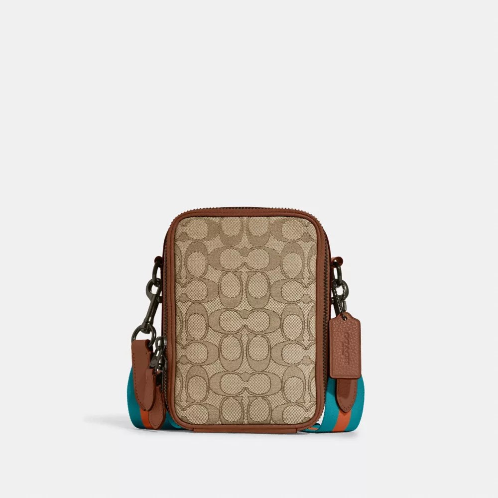 Coach Stanton Crossbody In Signature Jacquard In Multi ModeSens