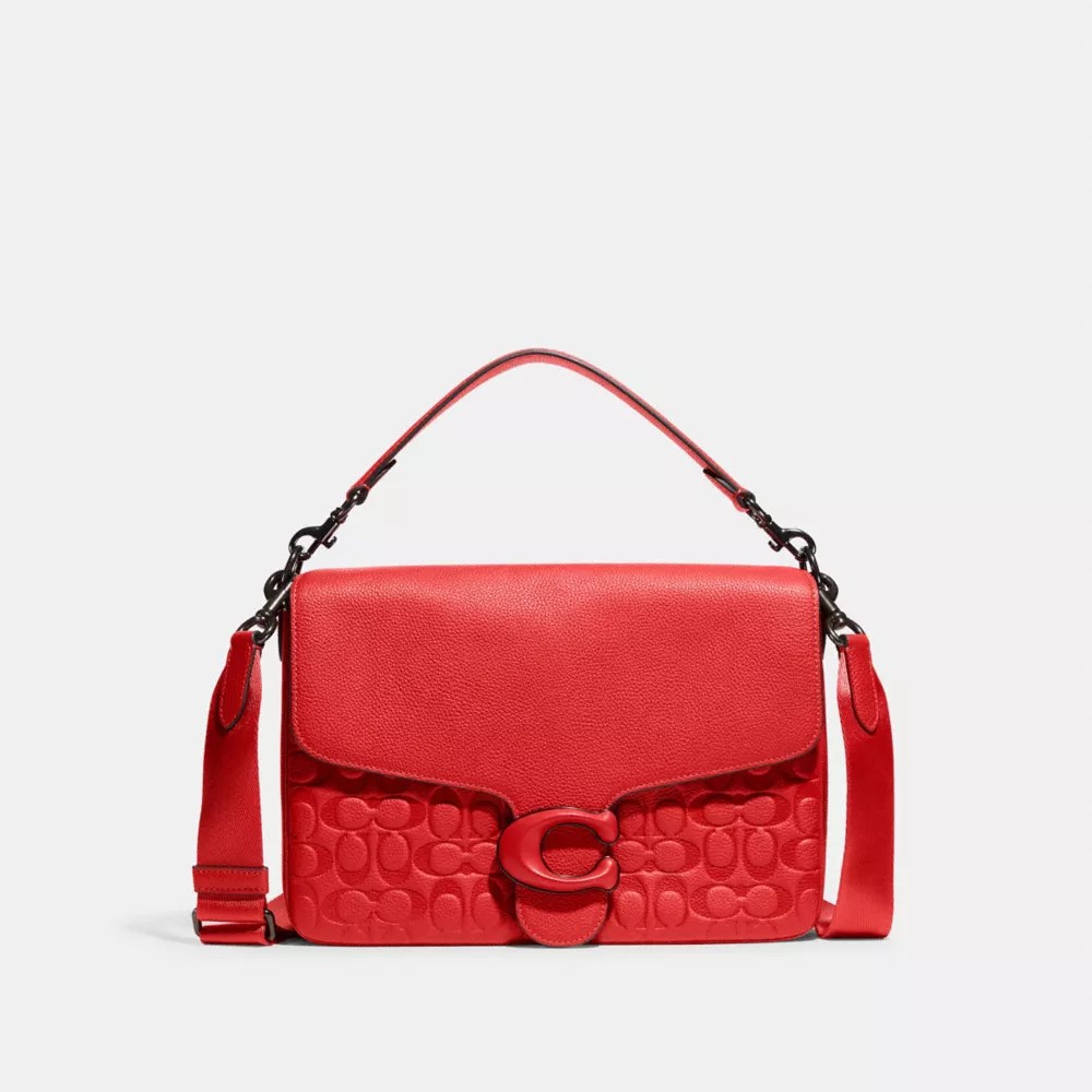 COACH® Soft Tabby Messenger In Signature Leather