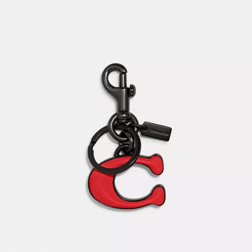 COACH® Signature Key Fob