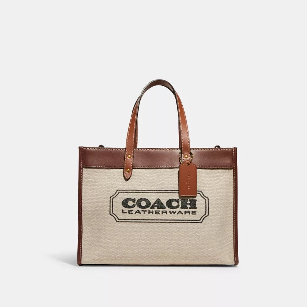 COACH® Field Tote 30 With Coach Badge