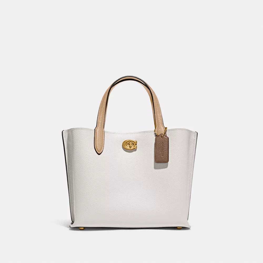 Willow Tote 24 In Colorblock & Small Wristlet In Colorblock Signature
