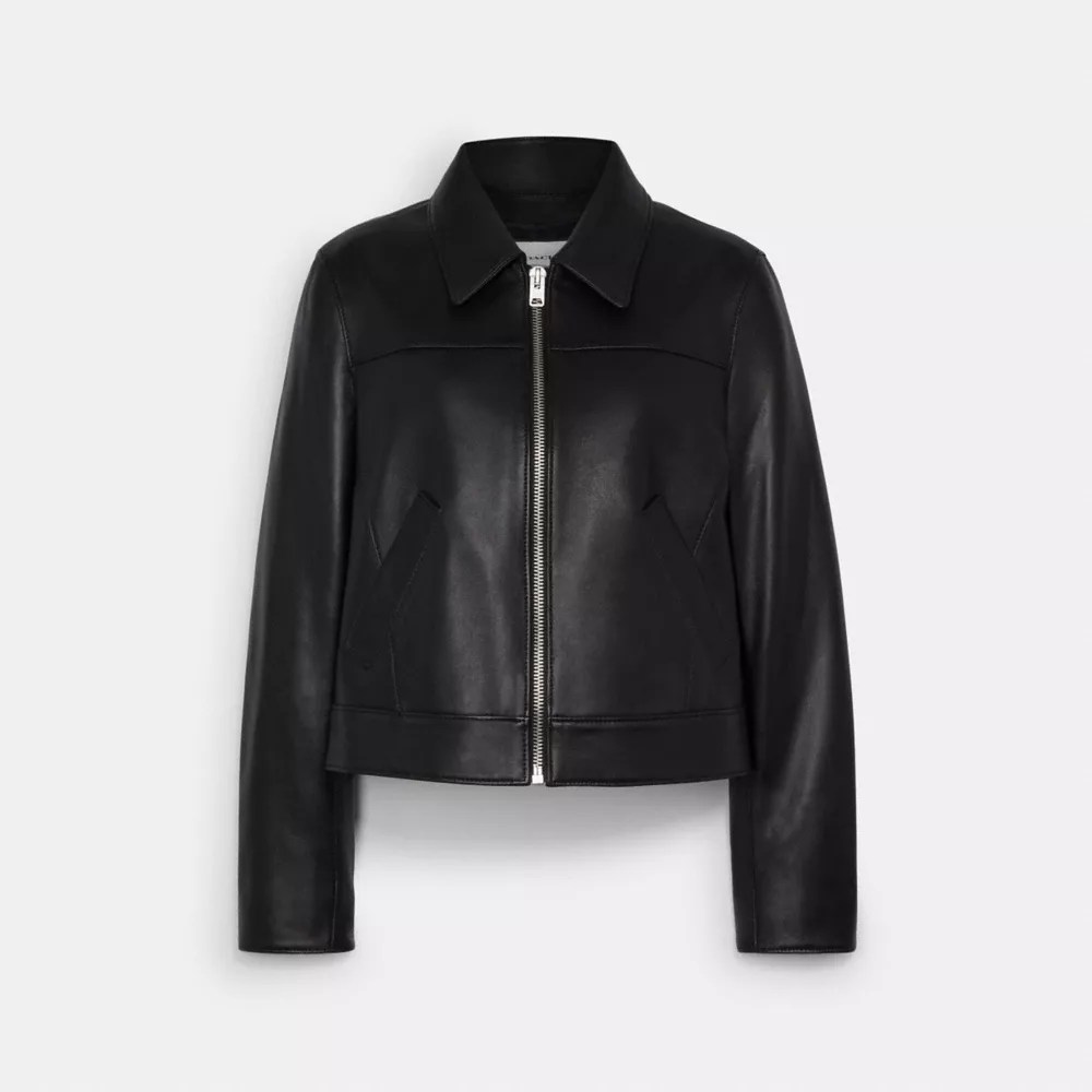 COACH® Leather Jacket