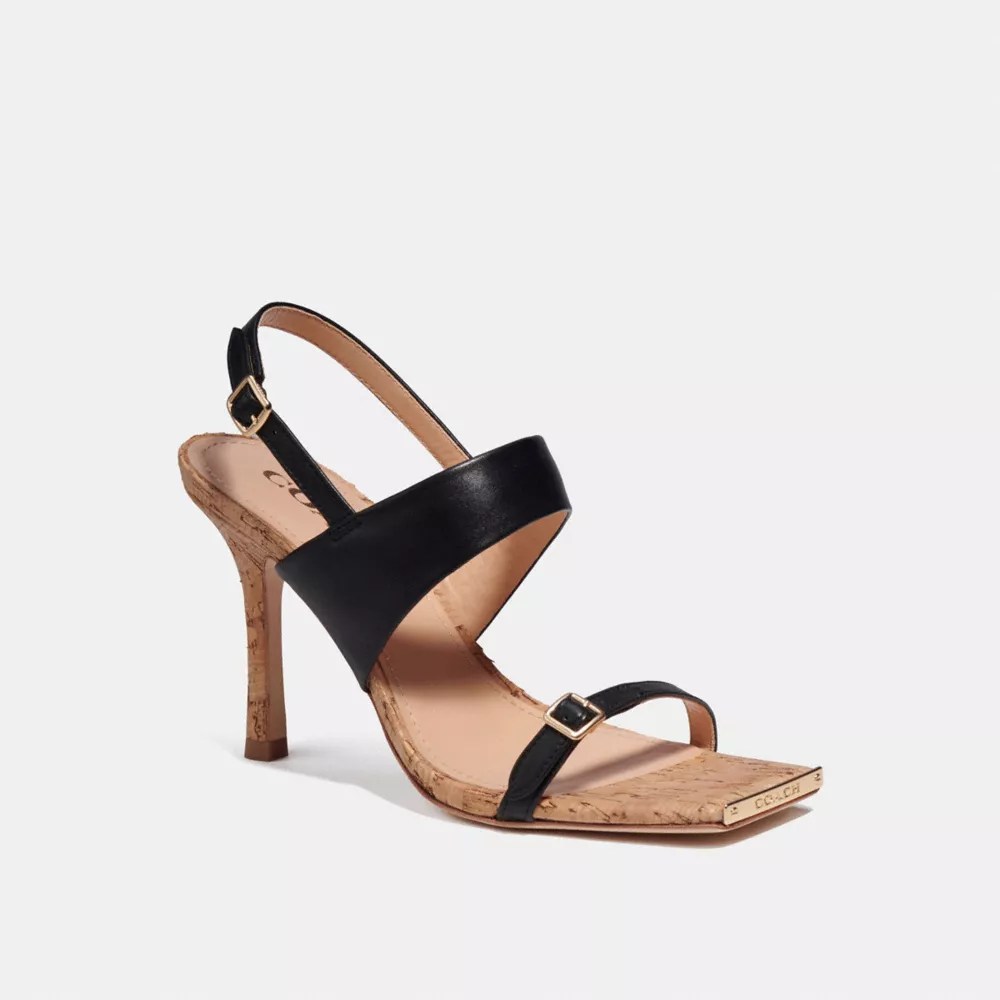 Coach Kit Sandal In Black ModeSens