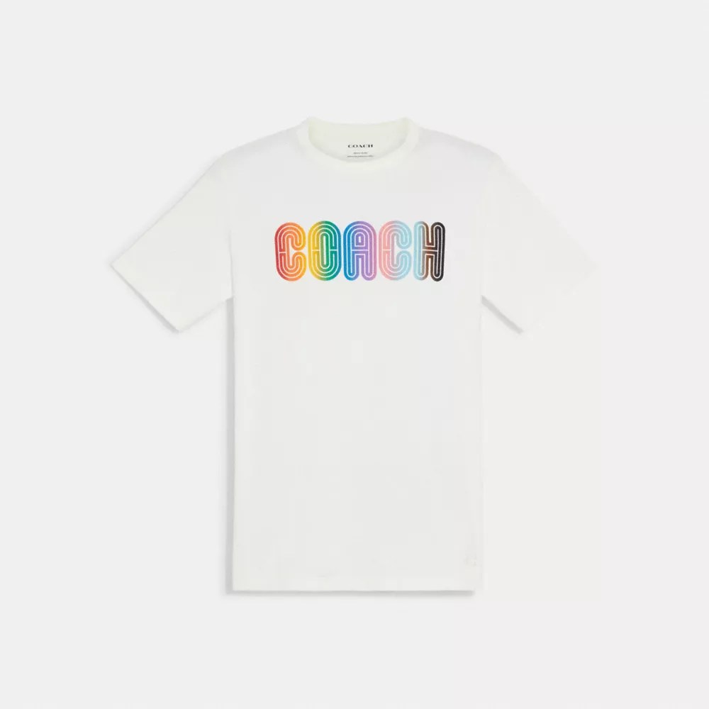 COACH® Rainbow Signature T Shirt