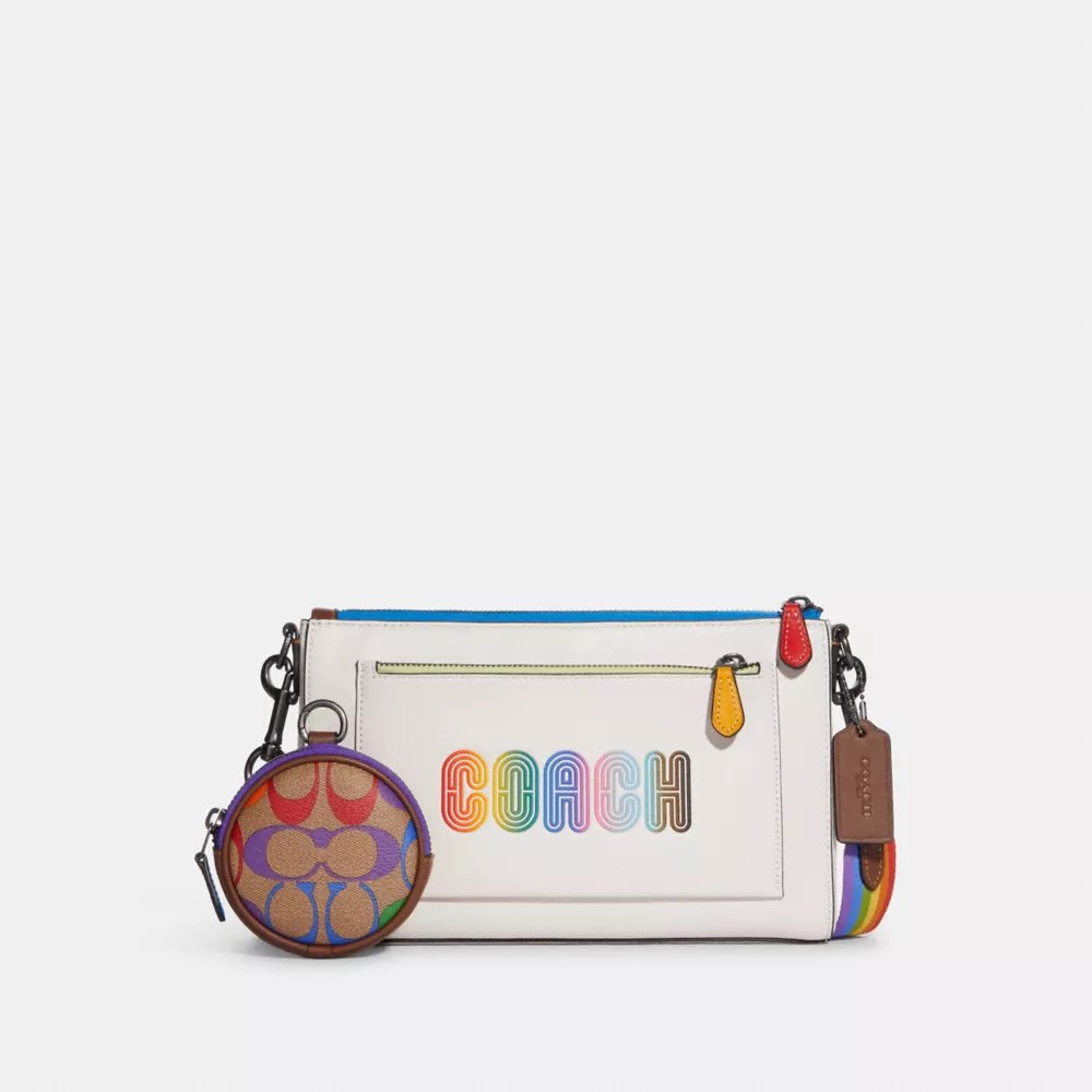 COACH® Holden Crossbody With Rainbow Coach