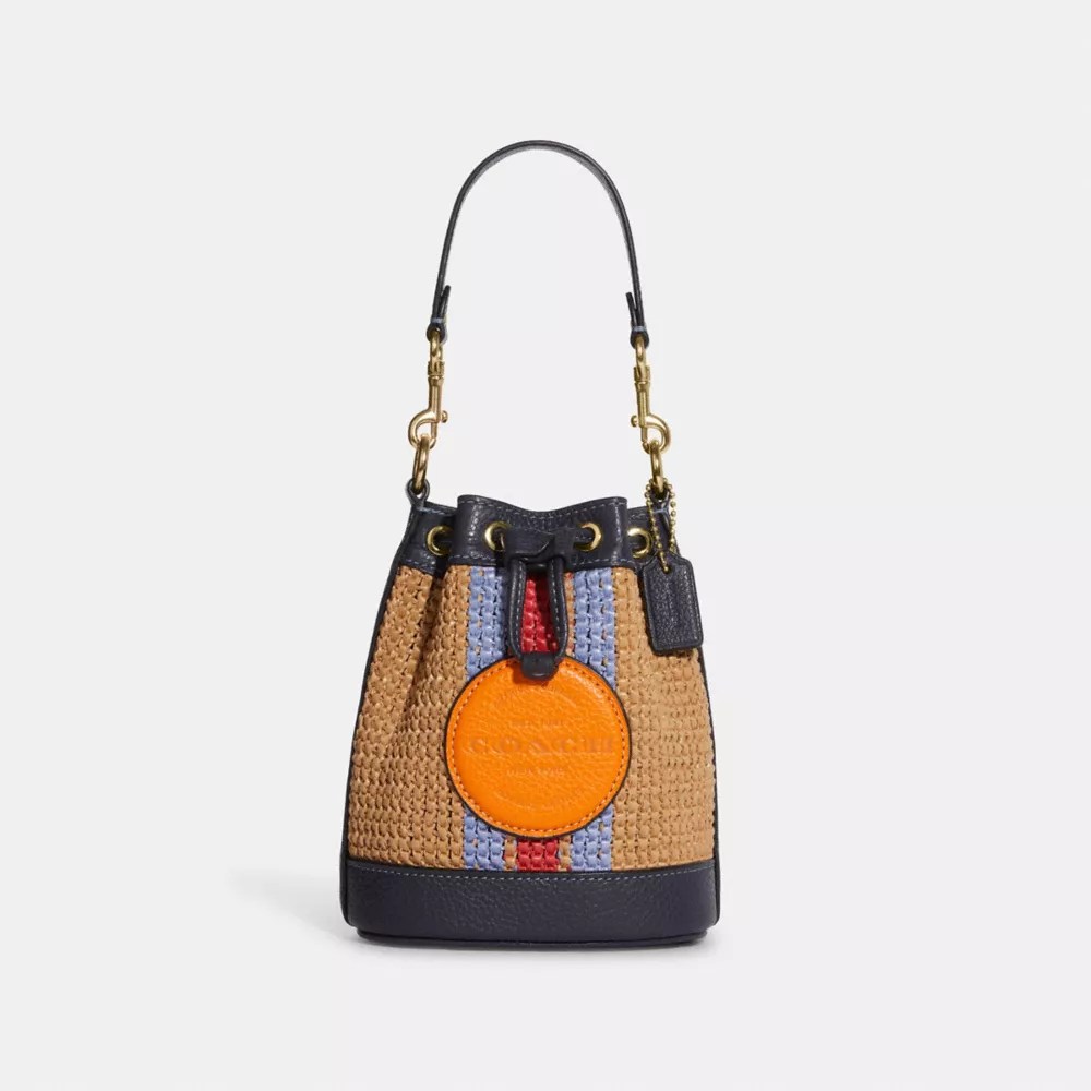 COACH OUTLET® Mini Dempsey Bucket Bag With Coach Patch