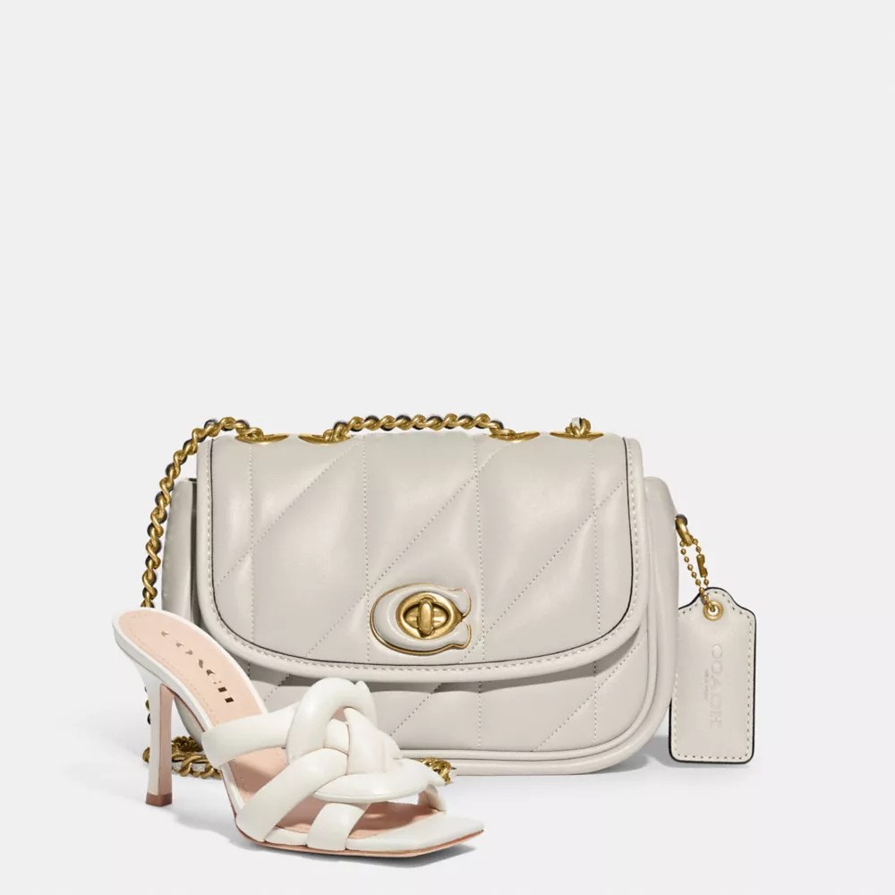 Quilted Pillow Madison Shoulder Bag 18 & Kellie Sandal