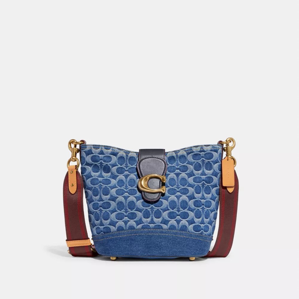 COACH® Tali Bucket Bag In Signature Denim