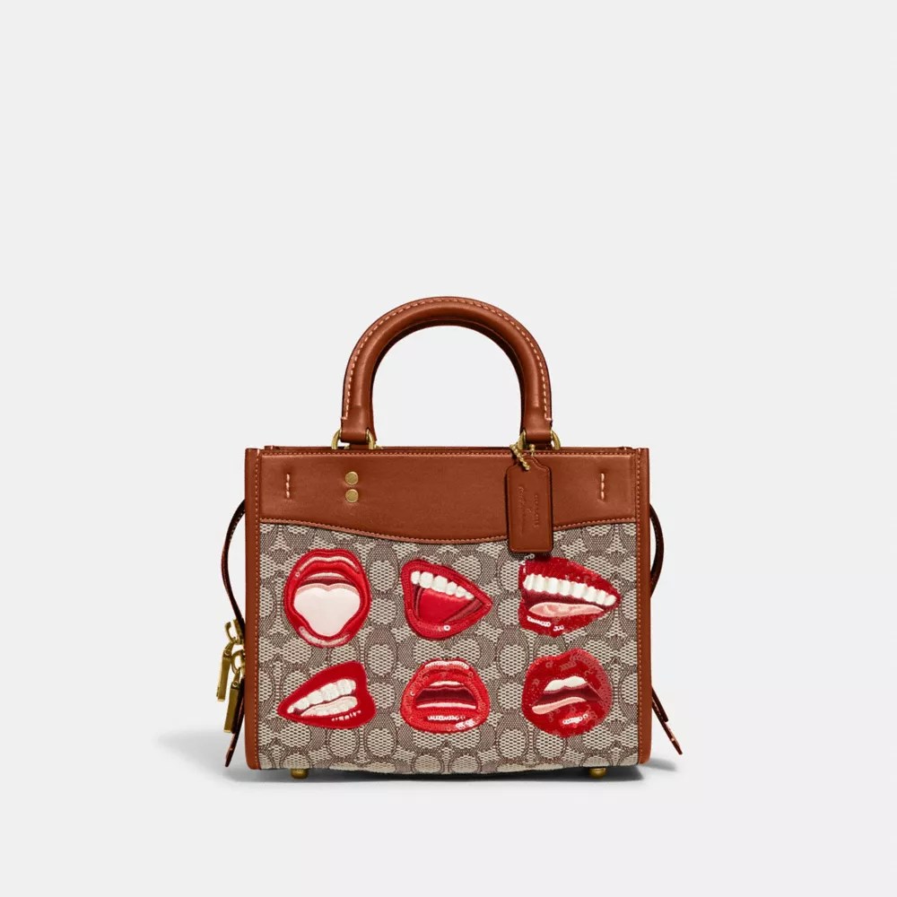 COACH® Coach X Tom Wesselmann Rogue 25 In Signature Textile Jacquard
