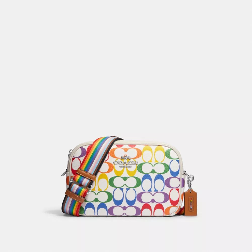 Coach Mini Camera Bag In Rainbow Signature Canvas www.ugel01ep.gob.pe