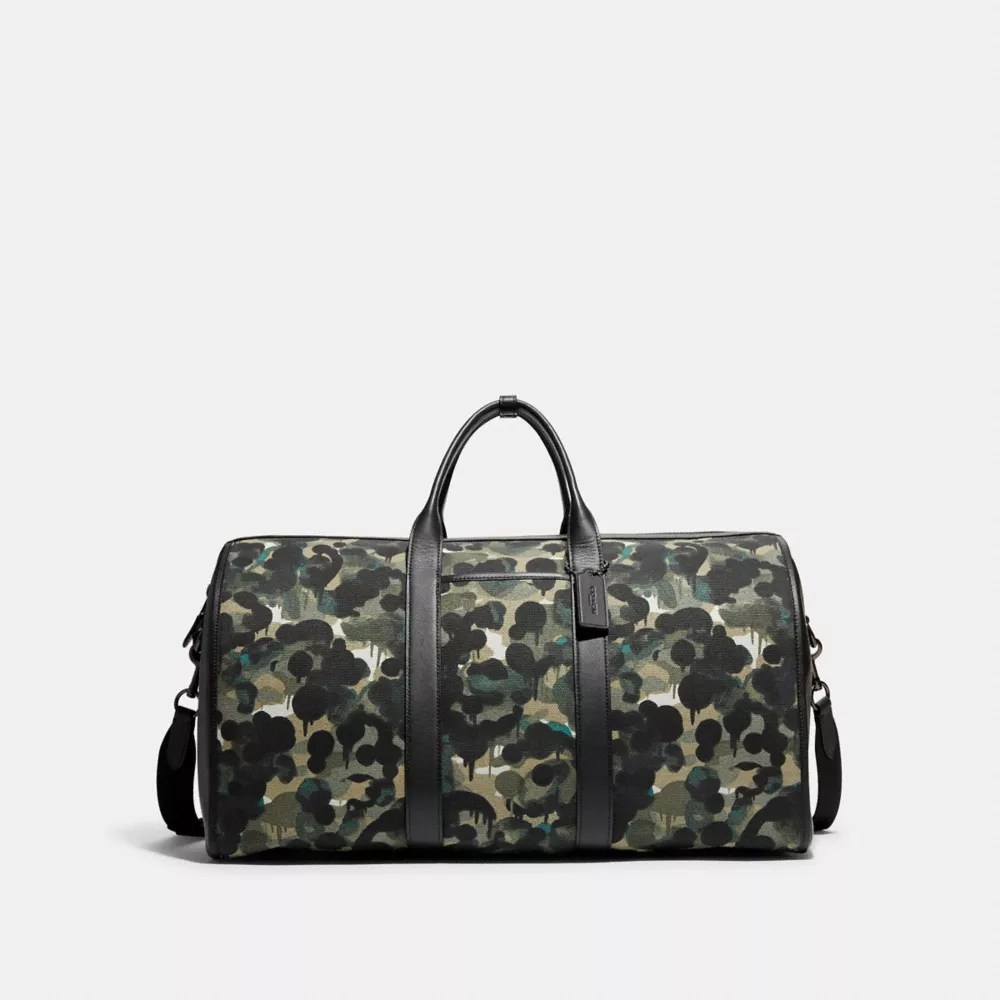 COACH® Gotham Duffle In Canvas With Camo Print