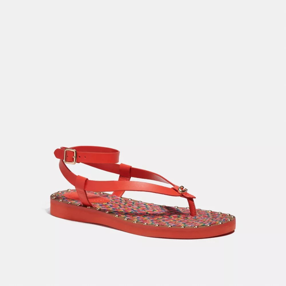 Coach Gracey Sandal In Red ModeSens