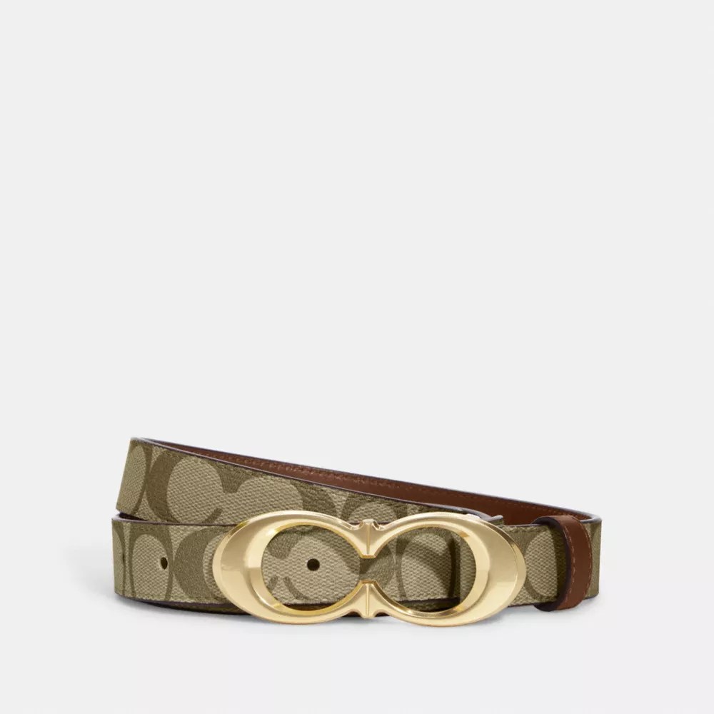 COACH® Signature Buckle Belt, 25 Mm