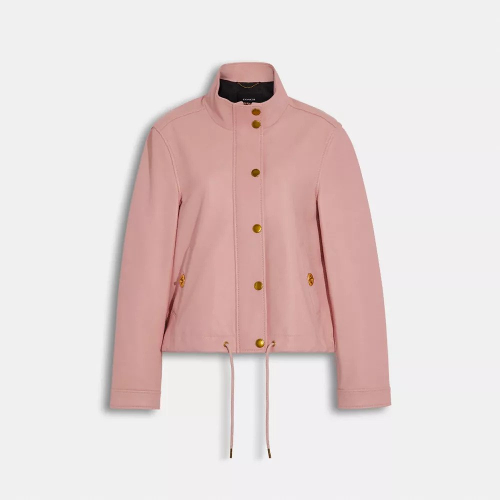 COACH® Leather Jacket