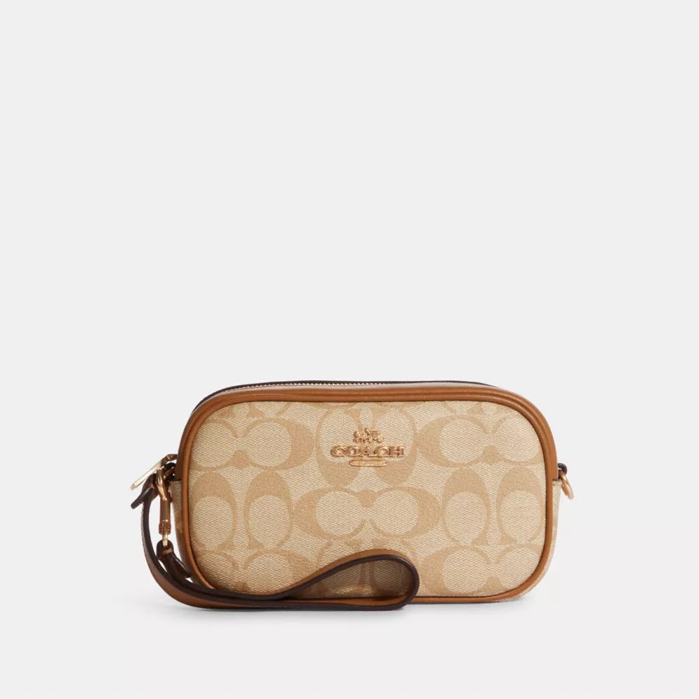 COACH OUTLET® Jamie Wristlet In Signature Canvas