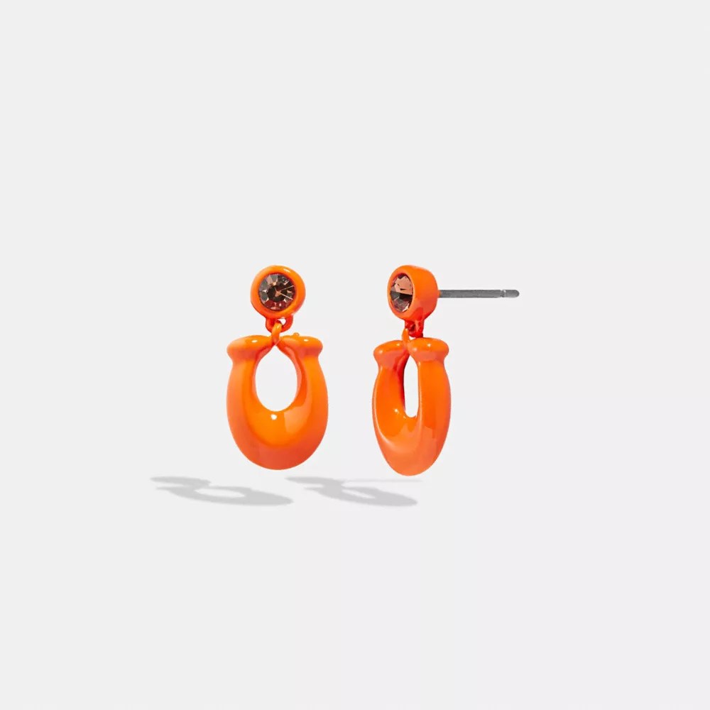 COACH® Signature Enamel Earrings