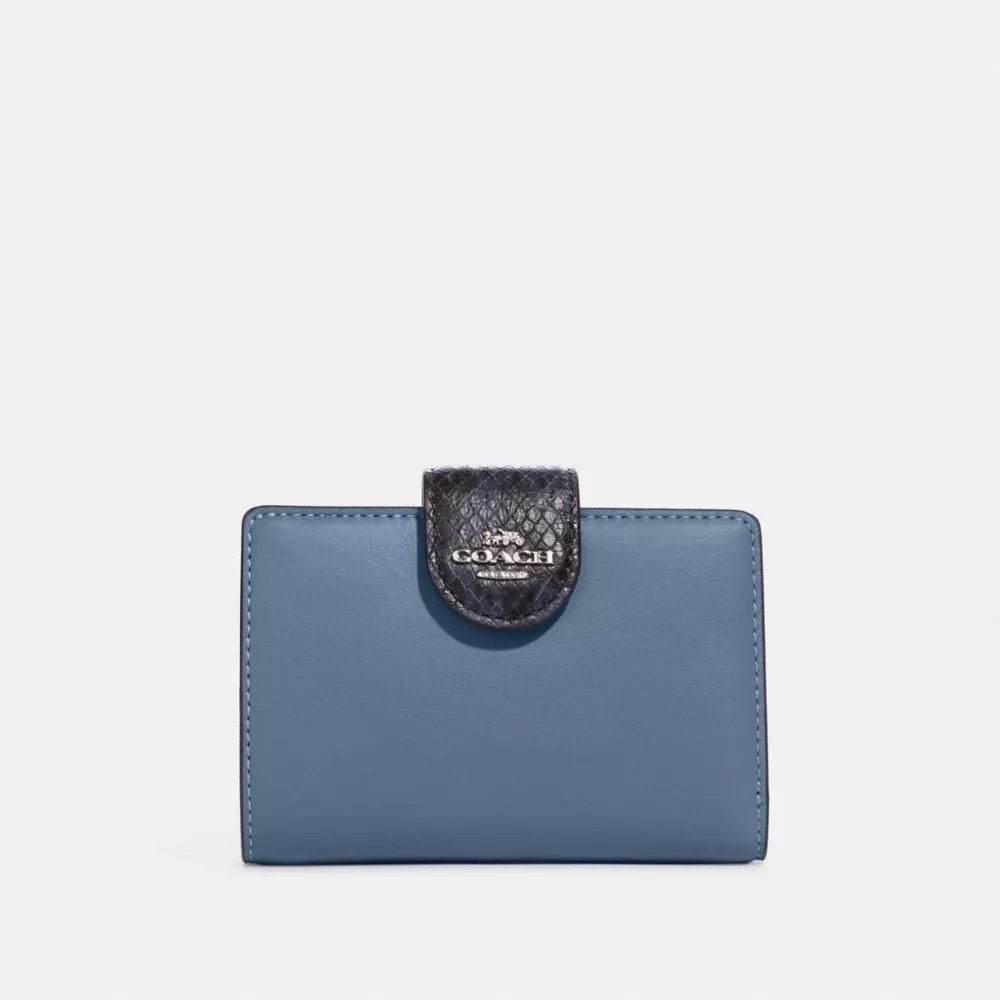 COACH® Medium Corner Zip Wallet In Colorblock