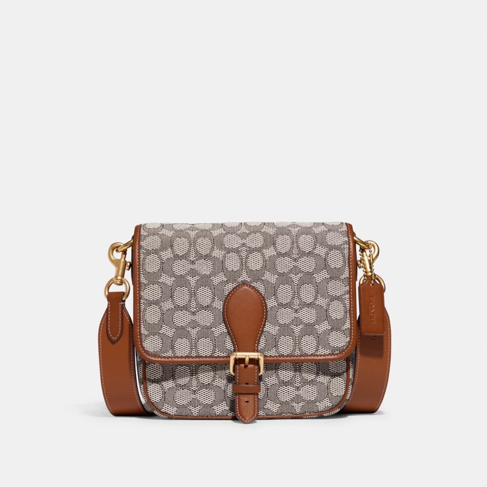 Frankie Crossbody In Signature Textile Jacquard COACH®