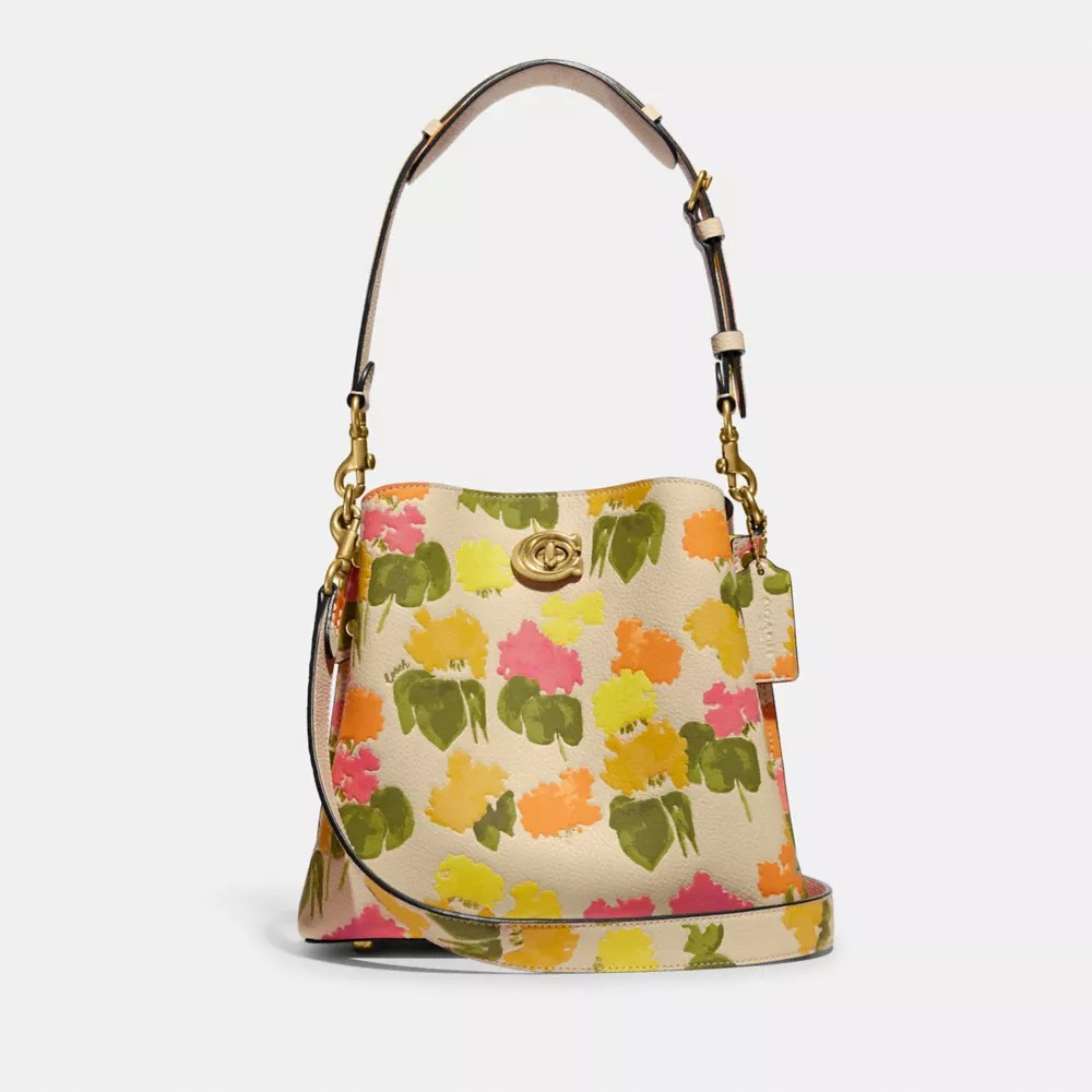 COACH® Willow Bucket Bag With Floral Print