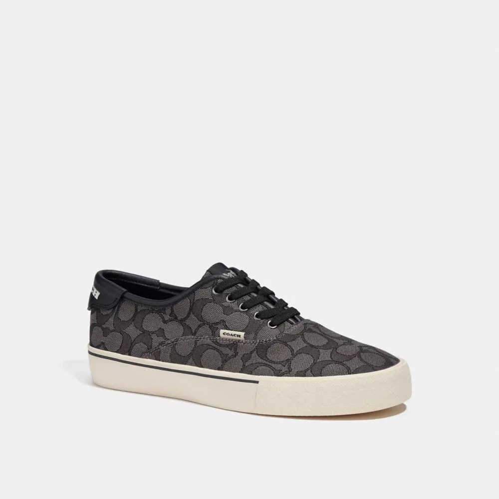 COACH® Skate Lace Up Sneaker In Signature Jacquard