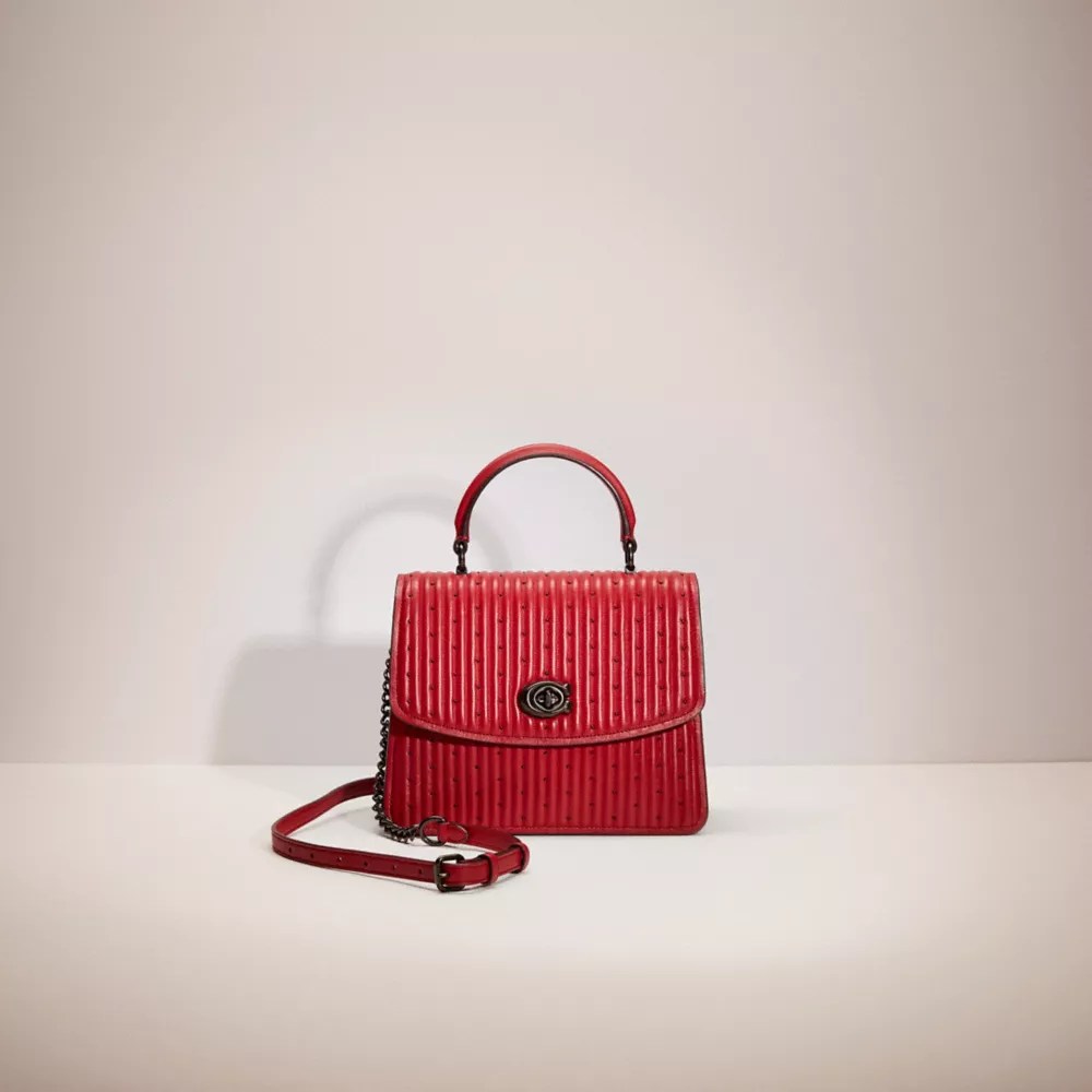 Restored Parker Top Handle With Quilting And Rivets COACH®