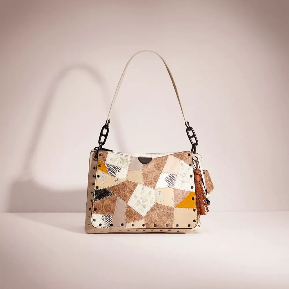 Upcrafted Dreamer Shoulder Bag In Signature Canvas Patchwork COACH®