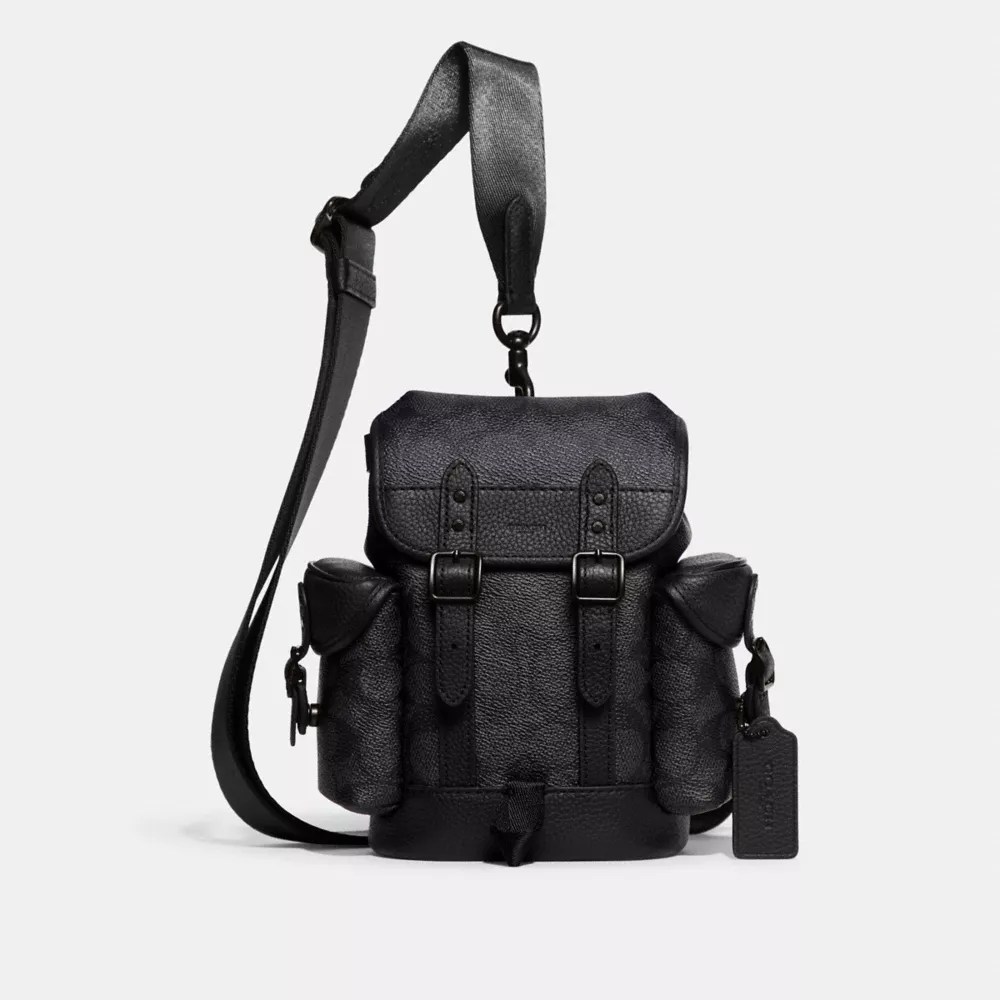 Hitch Backpack 13 In Signature Canvas COACH®