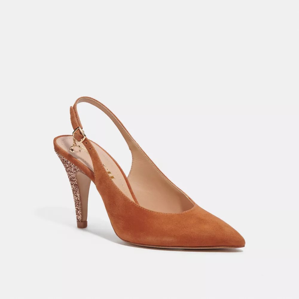 COACH® Sutton Slingback Pump With Recycled Glitter