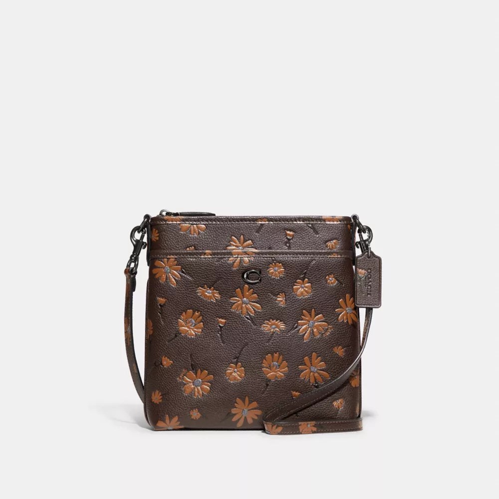 COACH® Kitt Messenger Crossbody With Floral Print