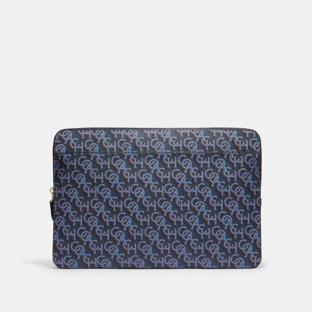 COACH® Laptop Sleeve With Coach Monogram Print