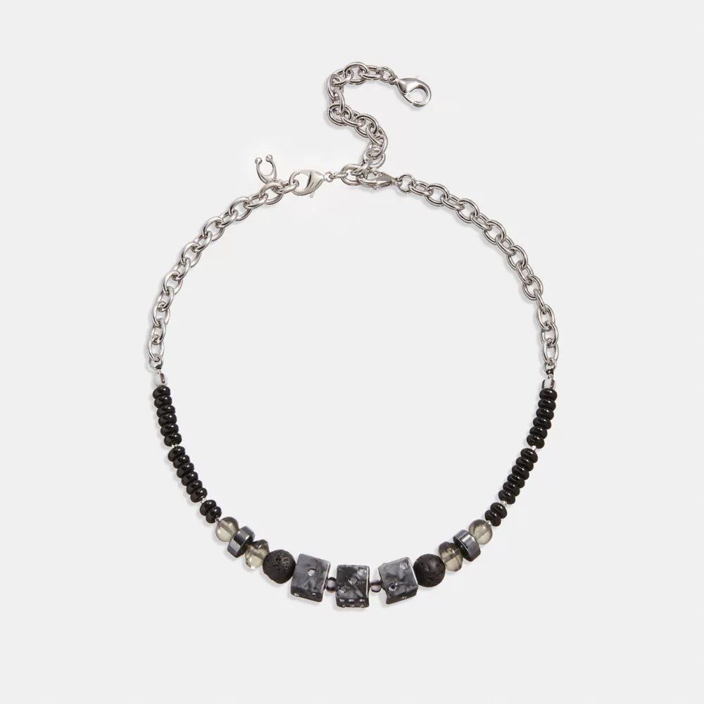 Dice Beaded Choker Necklace COACH®
