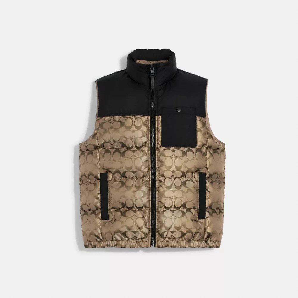 COACH® Signature Puffer Vest