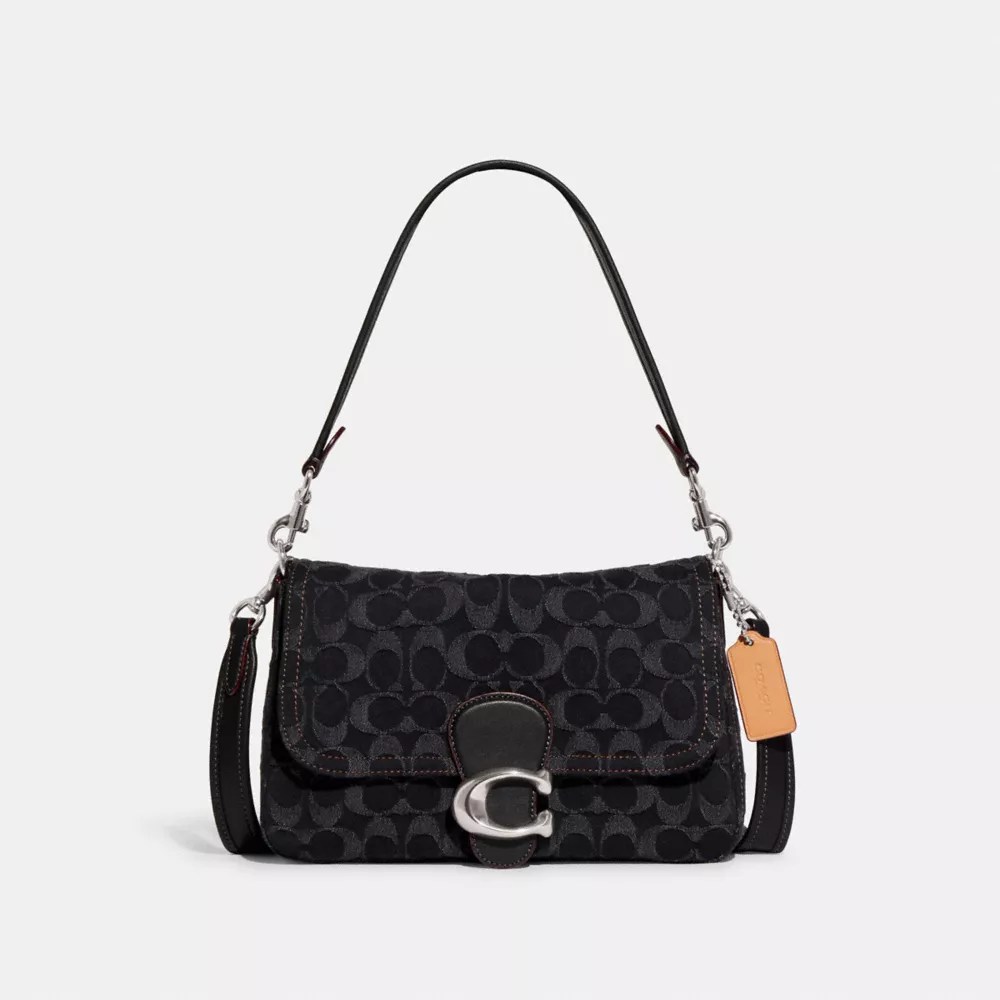COACH® Soft Tabby Shoulder Bag In Signature Denim