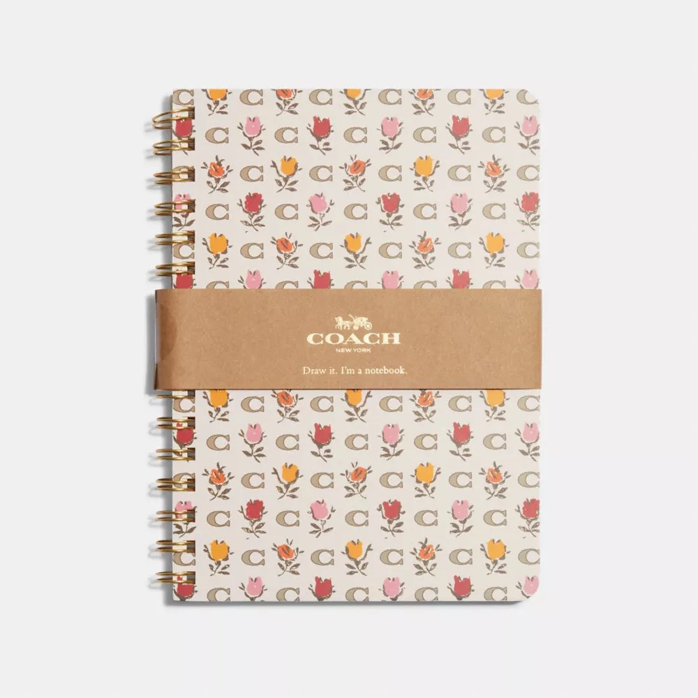 COACH® Notebook With Badlands Floral Print