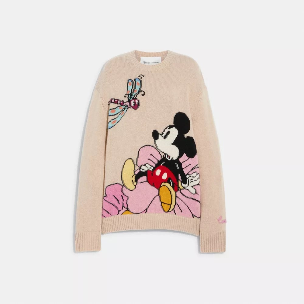 COACH® Disney X Coach Crewneck Sweater