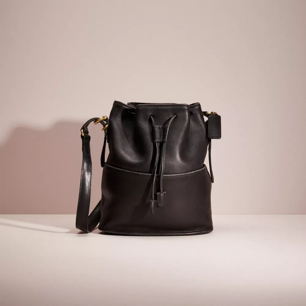 Vintage Equestrian Drawstring Bag COACH®