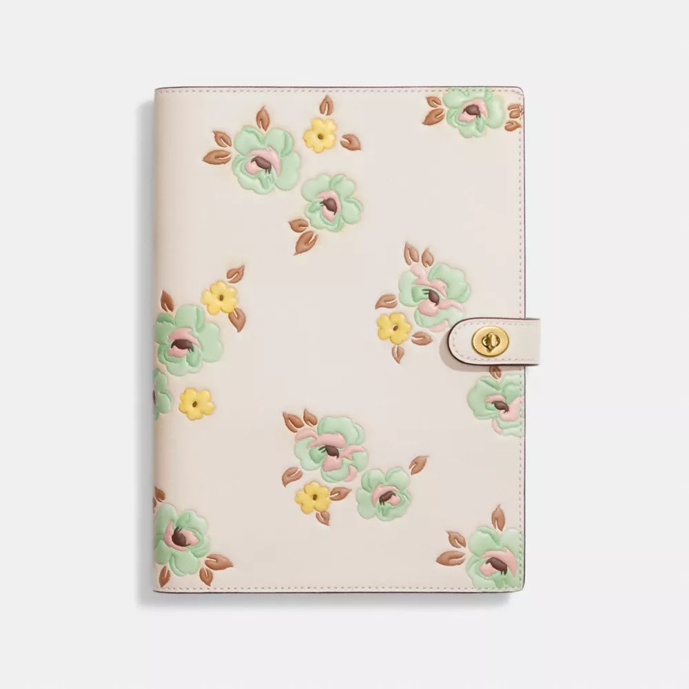 COACH® Notebook With Floral Print