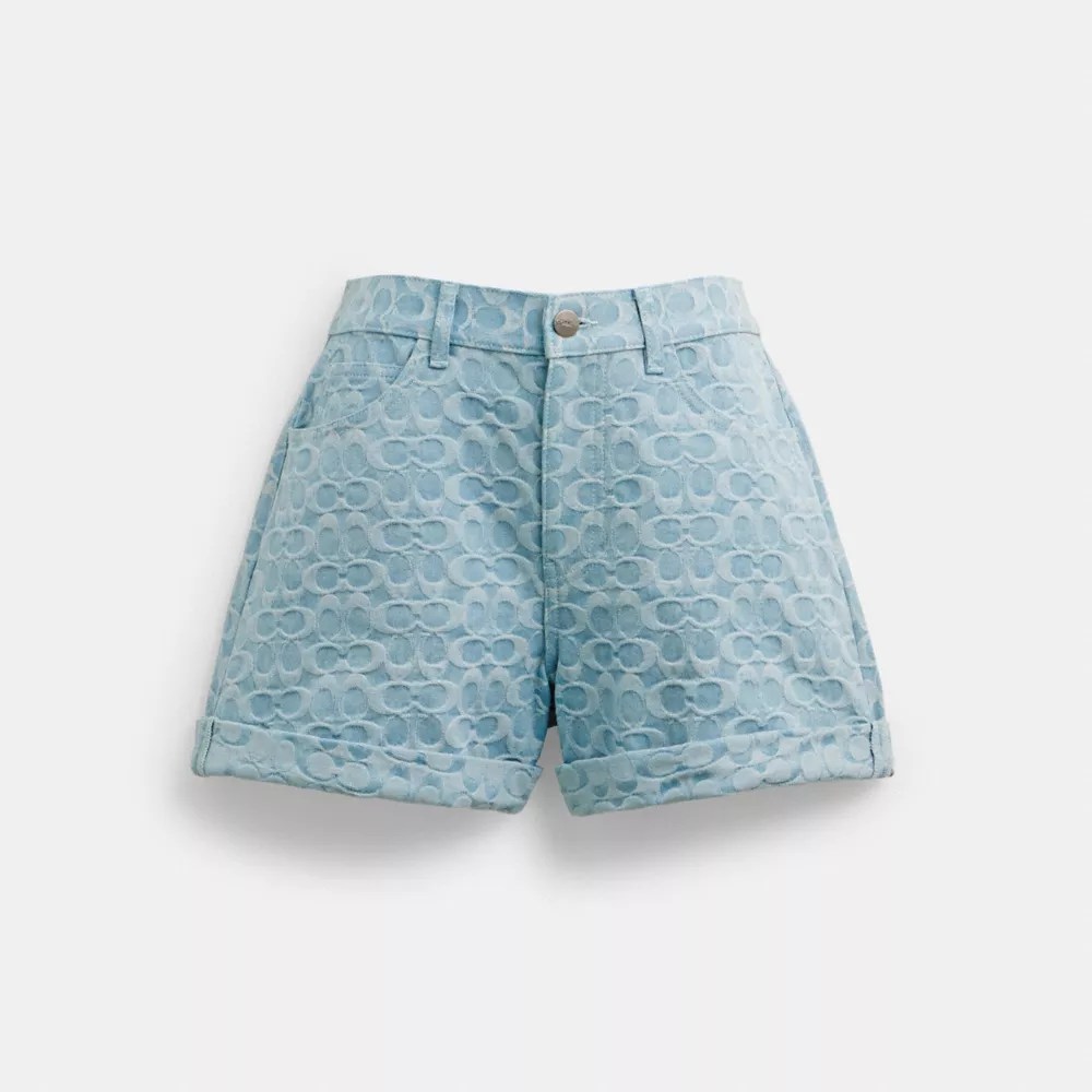 COACH® Signature Denim Shorts