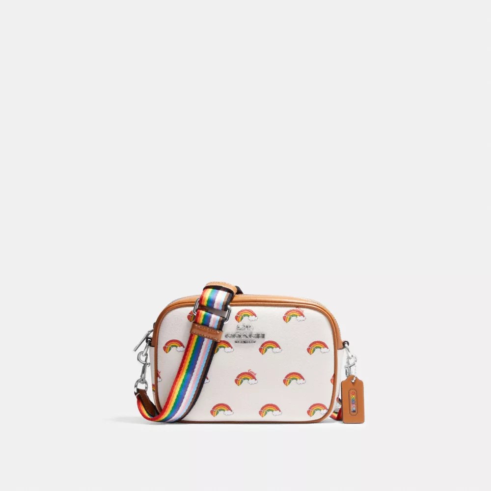 COACH® Mini Jamie Camera Bag With Rainbow Print