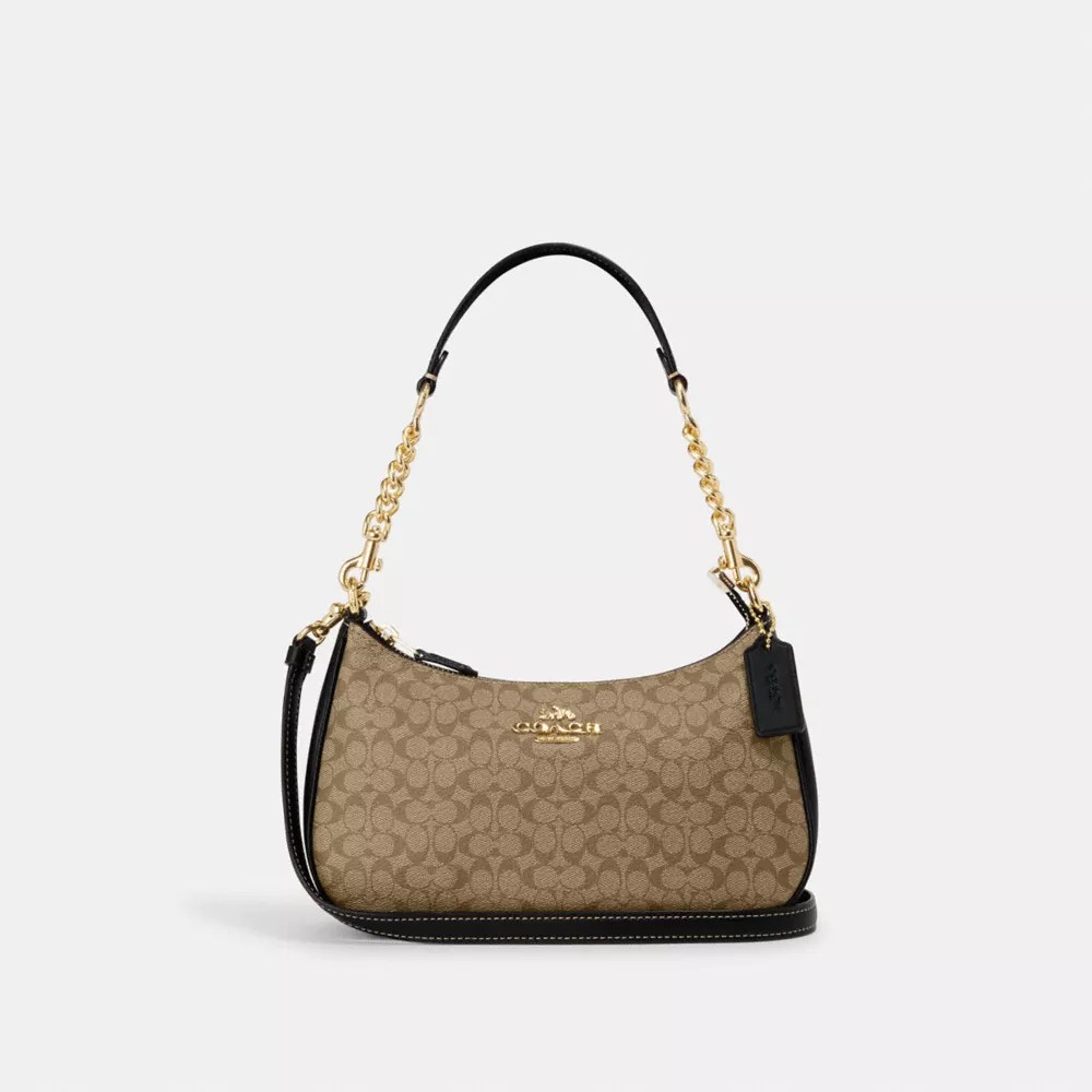 COACH® Teri Shoulder Bag In Signature Canvas