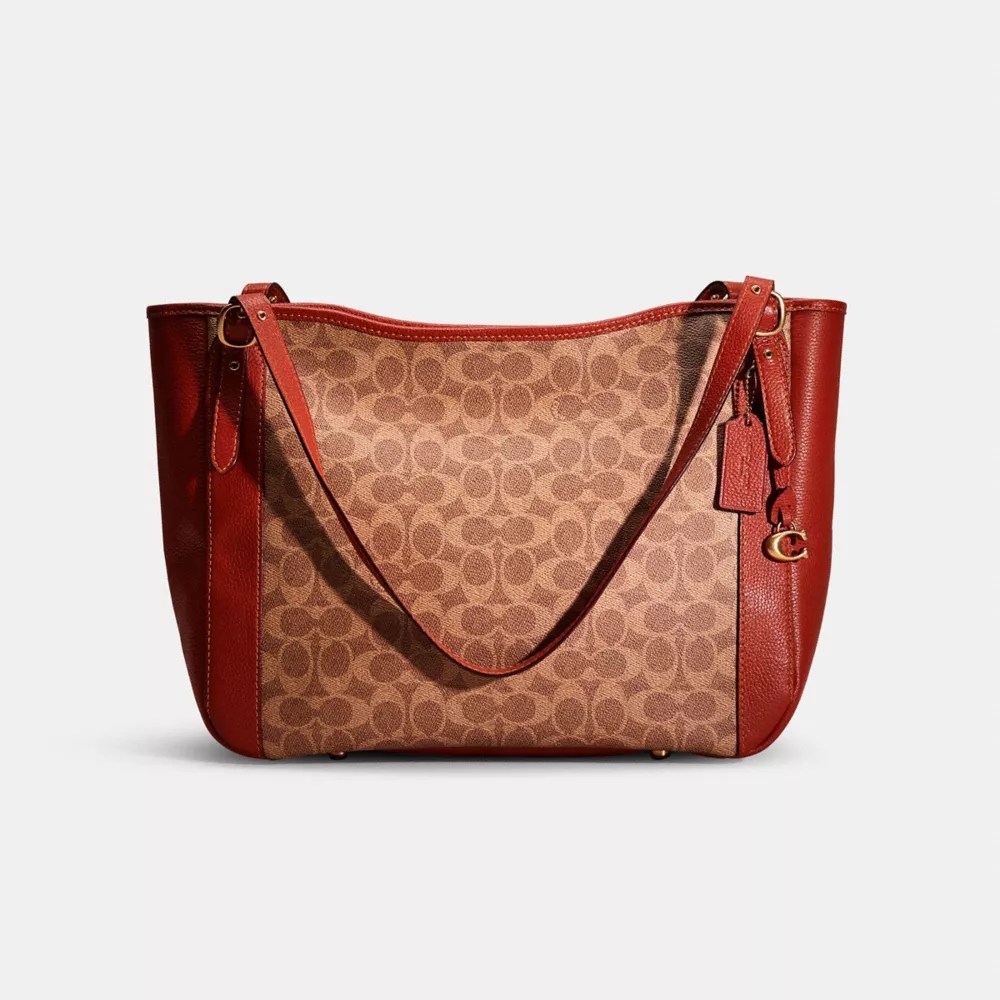 Restored Alana Tote In Signature Canvas COACH®